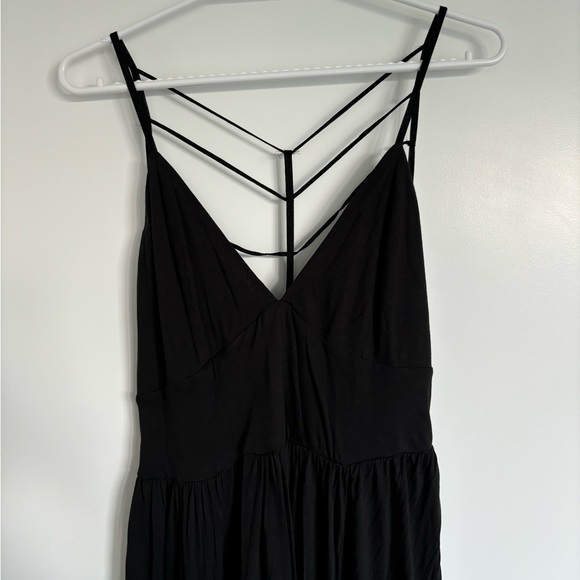 Black floor length dress from Silence + Noise sold at Urban Outfitters. - Picture 3 of 4